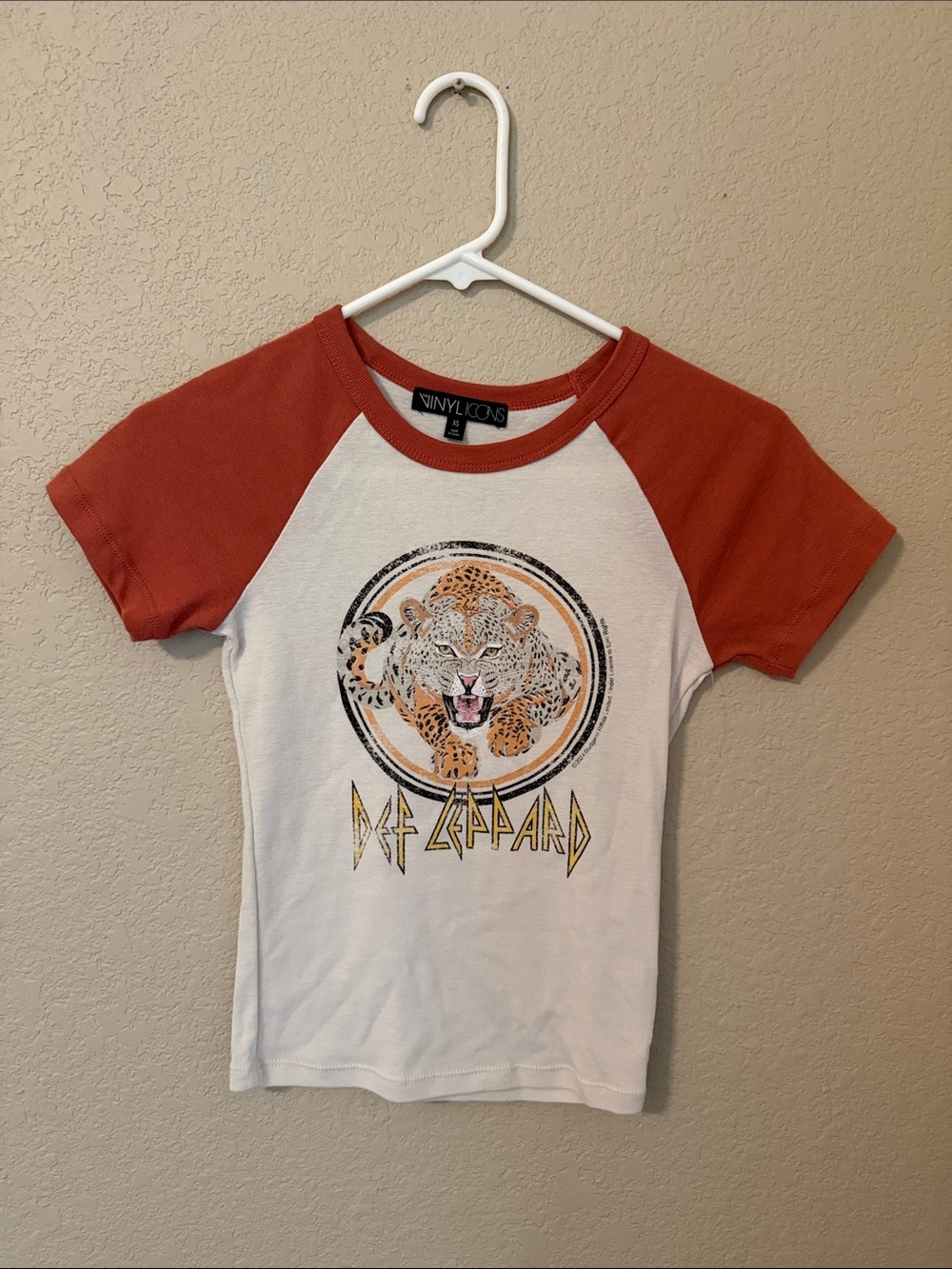Def Leppard Tee with Rust Sleeves